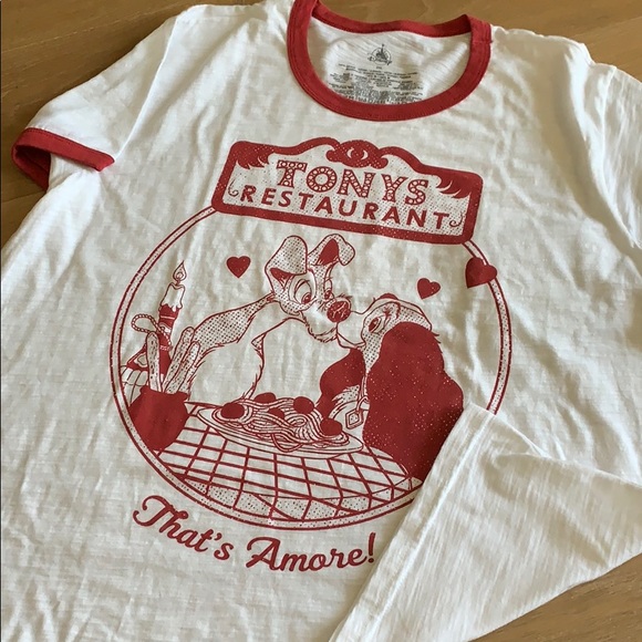Disney Tops - **SOLD Disney Lady & The Tramp Ringer Tee
